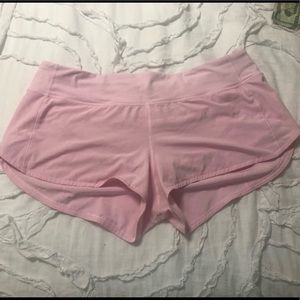 Bubblegum Pink Lululemon Speed Shorts